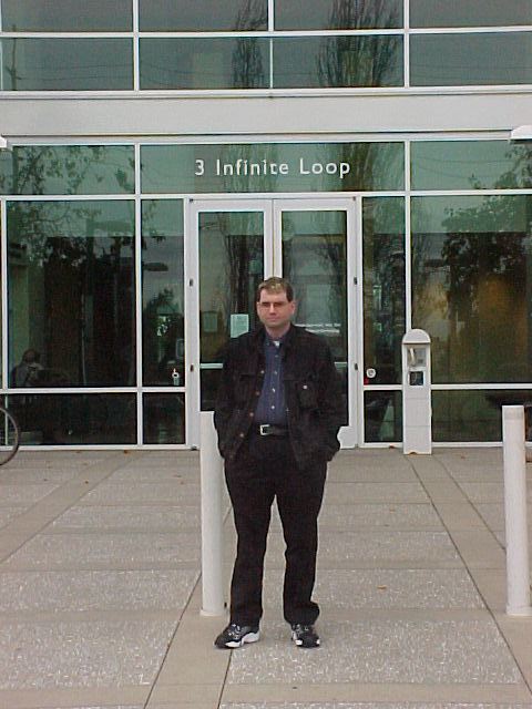 Me in front of Apple Building 3